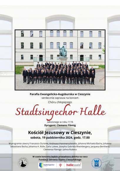 KONCERT CHÓRU CHŁOPIĘCEGO STADTSINGECHOR HALLE